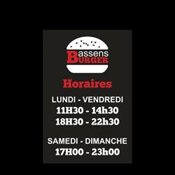 Bassens Burger, - Horaires d'ouverture