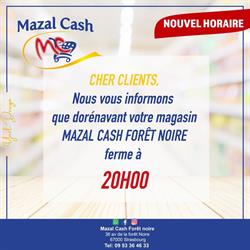 Mazal Cash Strasbourg, - Horaires d'ouverture