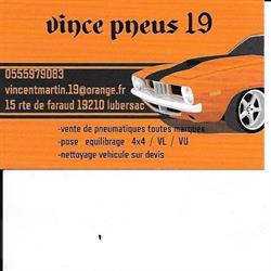Vince pneus 19, Lubersac - Horaires d'ouverture
