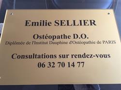 Emilie Sellier - Ostéopathe D.O., Trévières - Horaires d'ouverture