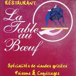 La Table au Boeuf, Agde - Horaires d'ouverture