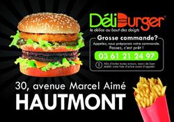 Deliburger hautmont, Hautmont - Horaires d'ouverture