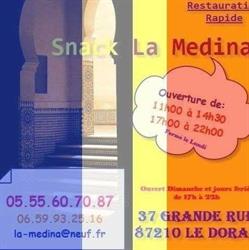 Kebab La Medina, Le Dorat - Horaires d'ouverture