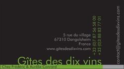 Gîtes des dix vins, Dangolsheim - Horaires d'ouverture