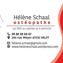 Hélène SCHAAL ostéopathe, Valff - Horaires d'ouverture