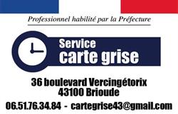 Carte Grise Brioude - CM Auto Services - Horaires d'ouverture