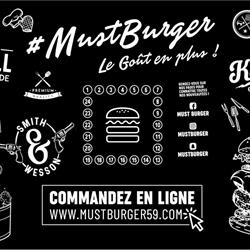 Must Burger, Roubaix - Horaires d'ouverture
