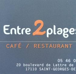 ENTRE2PLAGES, Saint-Georges-de-Didonne - Horaires d'ouverture