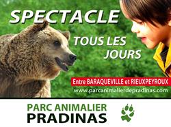 Parc Animalier de Pradinas, - Horaires d'ouverture