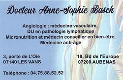 BASCH Anne-Sophie, Les Vans - Horaires d'ouverture