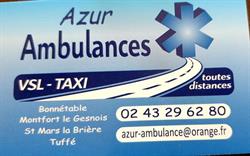 Azur Ambulances, Bonnétable - Horaires d'ouverture