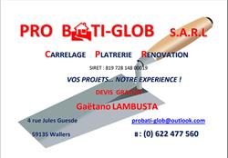 S.A.R.L PRO BÂTI-GLOB, Wallers - Horaires d'ouverture