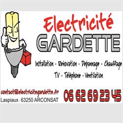 Electricité Gardette, Arconsat - Horaires d'ouverture