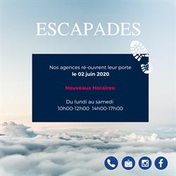 Escapades, Brive-la-Gaillarde - Horaires d'ouverture