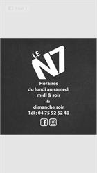 Le N 7, Montélimar - Horaires d'ouverture