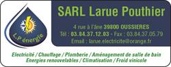 SARL Larue-Pouthier, Oussières - Horaires d'ouverture