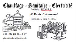 Pitault Frédéric, Dun-sur-Auron - Horaires d'ouverture