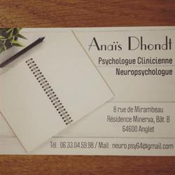 Dhondt Anaïs, Anglet - Horaires d'ouverture