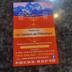 Les saveurs d'Himalaya, Dourdan - Horaires d'ouverture