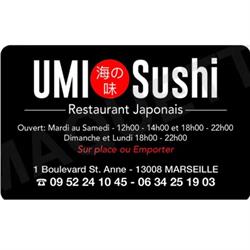 Umi sushi, Marseille - Horaires d'ouverture
