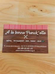 A La Bonne Franckette, Saint-Georges-lès-Baillargeaux - Horaires d'ouverture