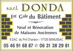 Entreprise Donda, Semussac - Horaires d'ouverture