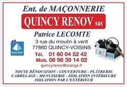 Quincyrenov SAS, Quincy-Voisins - Horaires d'ouverture