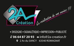2A Création, Romagnat - Horaires d'ouverture