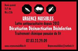URGENCE NUISIBLES, Paris - Horaires d'ouverture