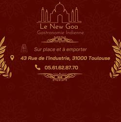 Restaurant indien le New Goa, Toulouse - Horaires d'ouverture