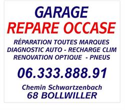 Garage Répare Occase, Bollwiller - Horaires d'ouverture