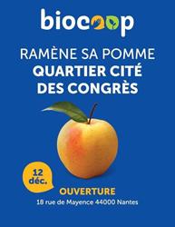 Biocoop Nantes Cité des congrès, - Horaires d'ouverture