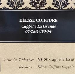 Déesse Coiffure, Cappelle-la-Grande - Horaires d'ouverture