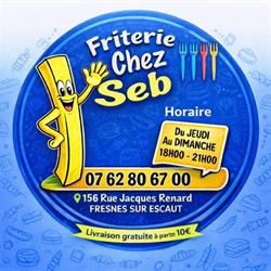 Friterie Chez Seb, Fresnes-sur-Escaut - Horaires d'ouverture