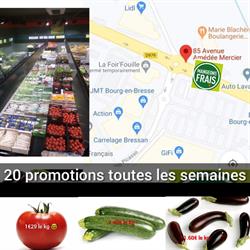 Mangeons Frais BOURG EN BRESSE, Bourg-en-Bresse - Horaires d'ouverture