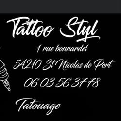 Tattoo Styl / Tri Boise Tattoo, Saint-Nicolas-de-Port - Horaires d'ouverture