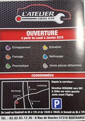 l'atelier garage auto bertrange, Bertrange - Horaires d'ouverture