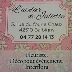 L'Atelier De Juliette, Balbigny - Horaires d'ouverture