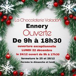 Chocolaterie Valadon, Ennery - Horaires d'ouverture