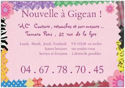 A.C Couture, Gigean - Horaires d'ouverture