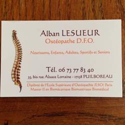 Alban Lesueur, Puilboreau - Horaires d'ouverture