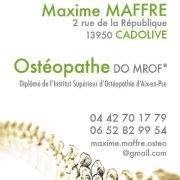 Maffre Maxime, Cadolive - Horaires d'ouverture