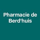 Pharmacie de Berd'huis, - Horaires d'ouverture