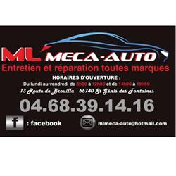 Ml Meca Auto, Saint-Génis-des-Fontaines - Horaires d'ouverture