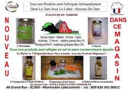 O Saveurs du Terroir, Montredon-Labessonnié - Horaires d'ouverture