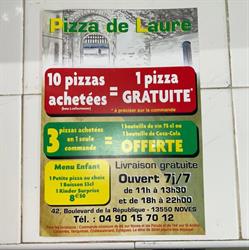 Pizza de Laure Noves, - Horaires d'ouverture