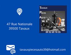 TAVAUX PIECES AUTO, Tavaux - Horaires d'ouverture