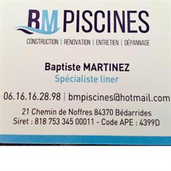 BM Piscines, Bédarrides - Horaires d'ouverture