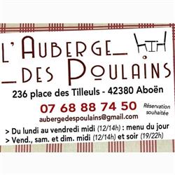 Auberge Des Poulains, Aboën - Horaires d'ouverture