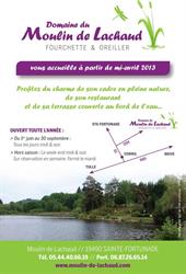 Domaine du Moulin de Lachaud, Sainte-Fortunade - Horaires d'ouverture